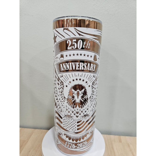 250th Anniversary Eagle 20oz Skinny Tumbler