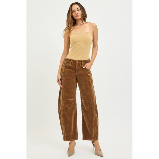 Barrel Corduroy Pants