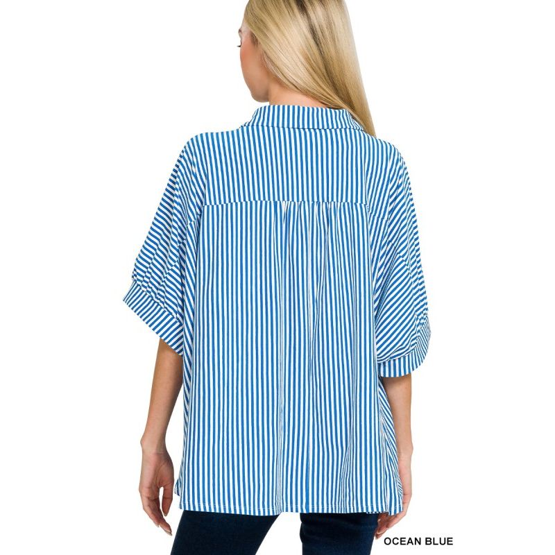 Blue Strip Top