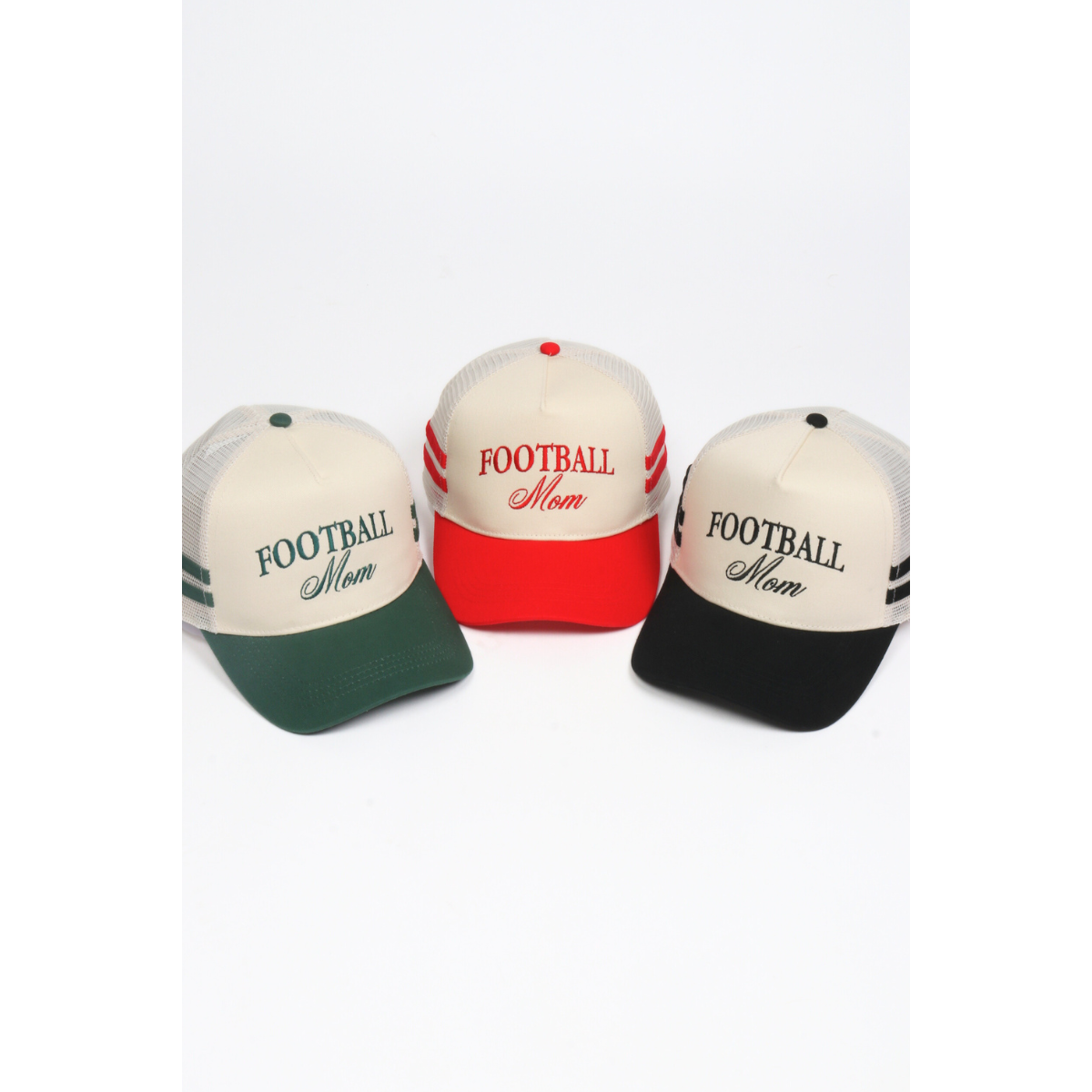 FOOTBALL MOM Embroidered Trucker Hat