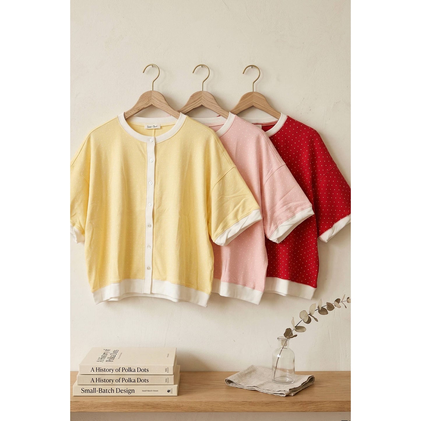 Relaxed Fit Polka Dot Top