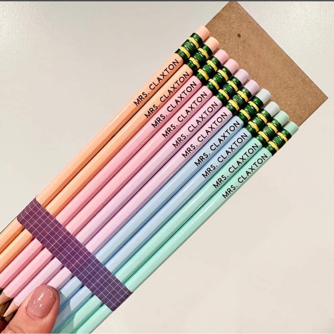 Personalized Engraved Pencils