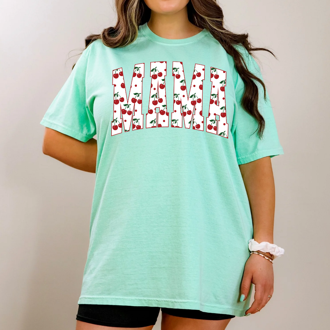 MAMA CHERRY GRAPHIC TSHIRT MINT