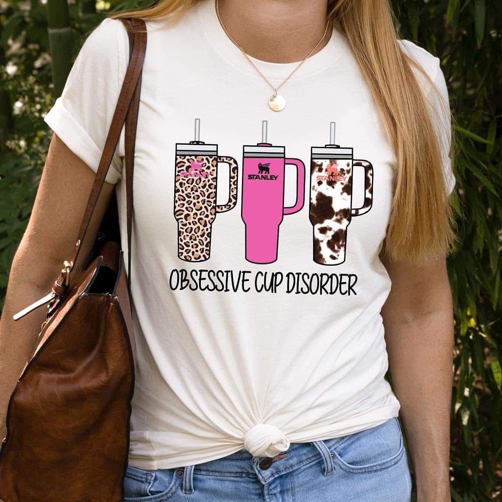 Obsessive Cup Disorder - leopard, pink & cow print