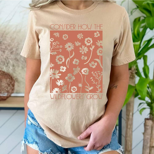 Consider how the wildflowers grow