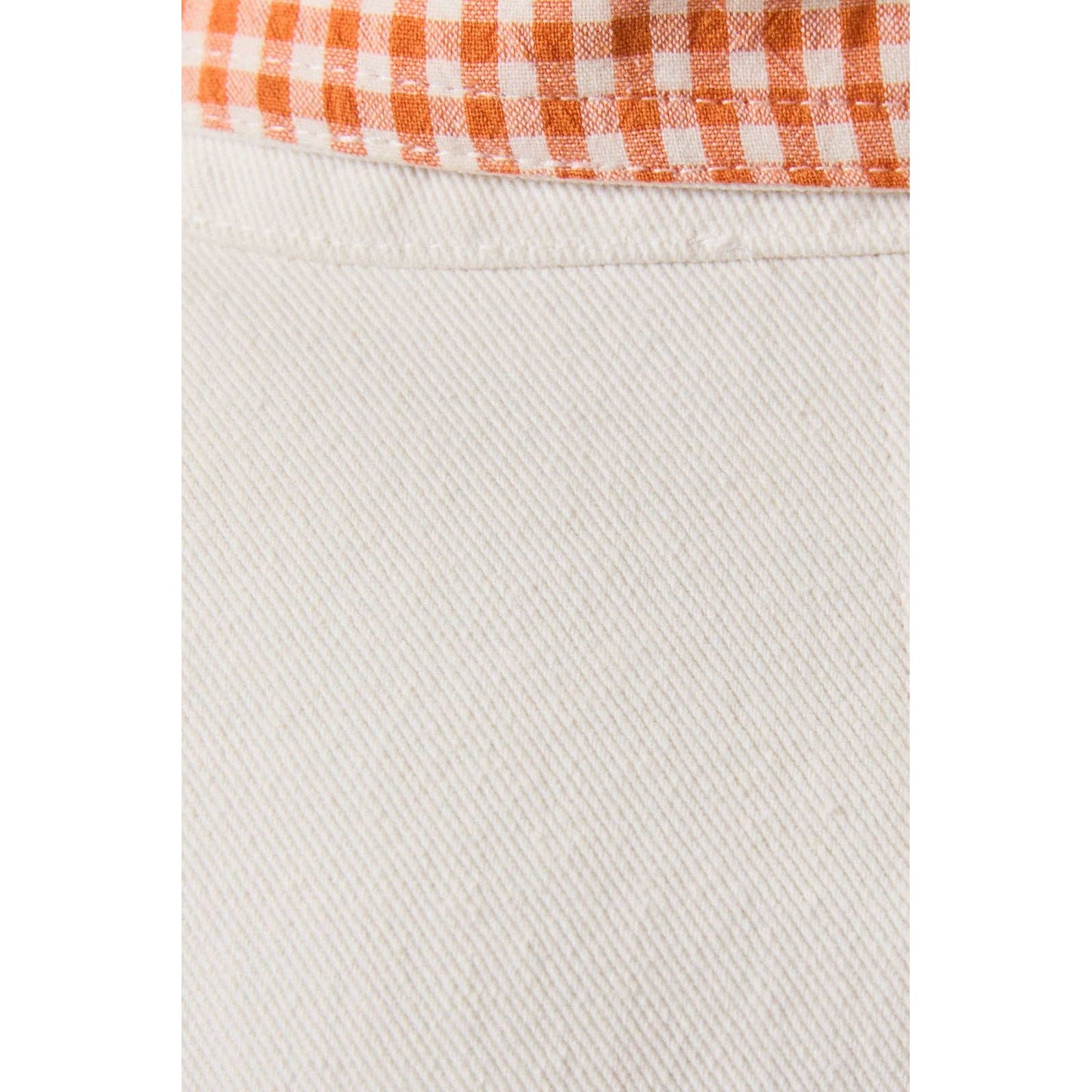 Orange Gingham Barn Jacket