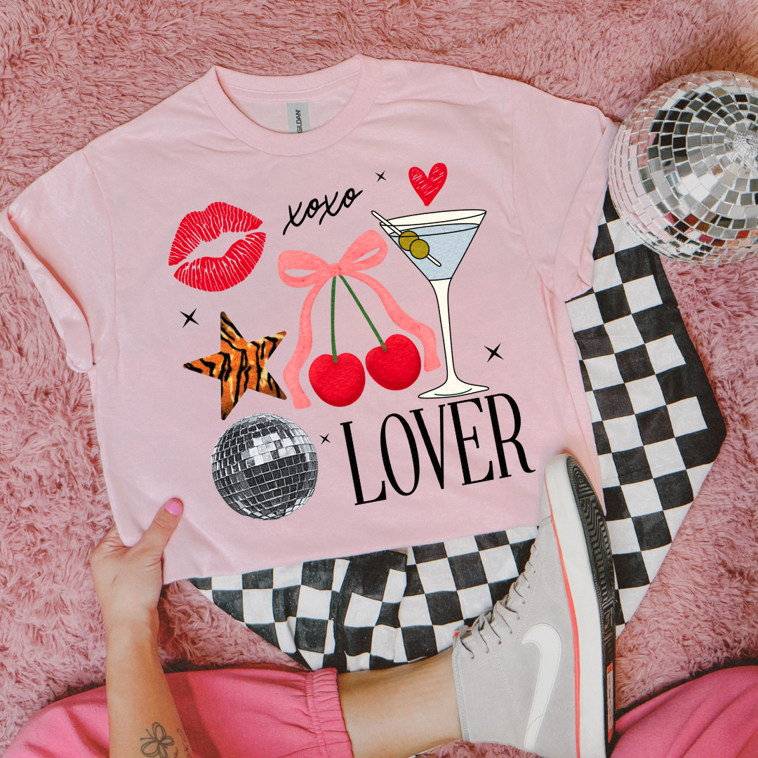 Lover Valentines DTF Printing Premium Graphic Design T-shirt