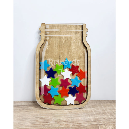 Customize stars reward jar