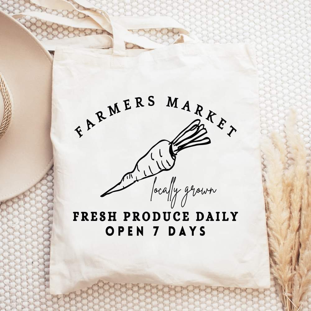 Reusable Organic Canvas Tote Bags