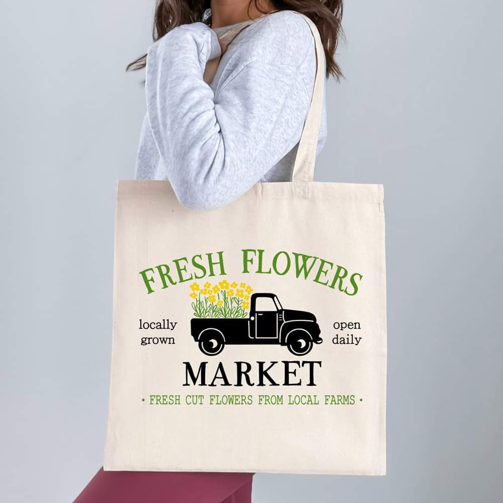 Reusable Organic Canvas Tote Bags