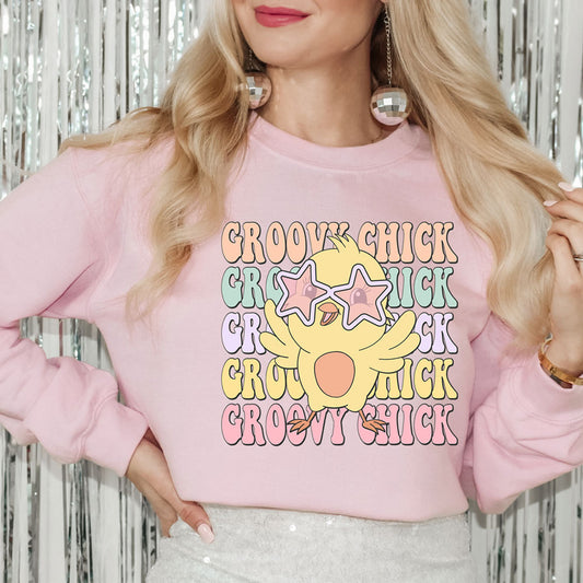 Groovy Chick Kids Spring Tshirt