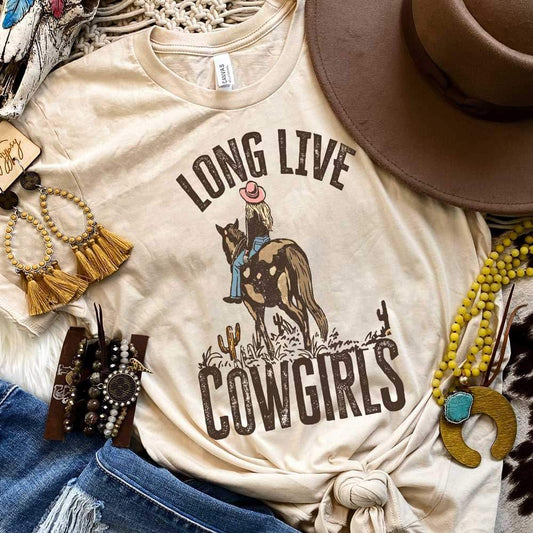 LONG LIVE COWGIRLS WESTERN TSHIRT