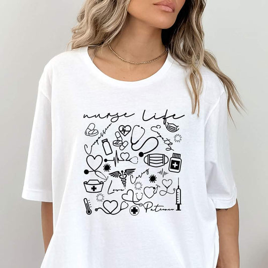 Nurse Life graphic tshirt