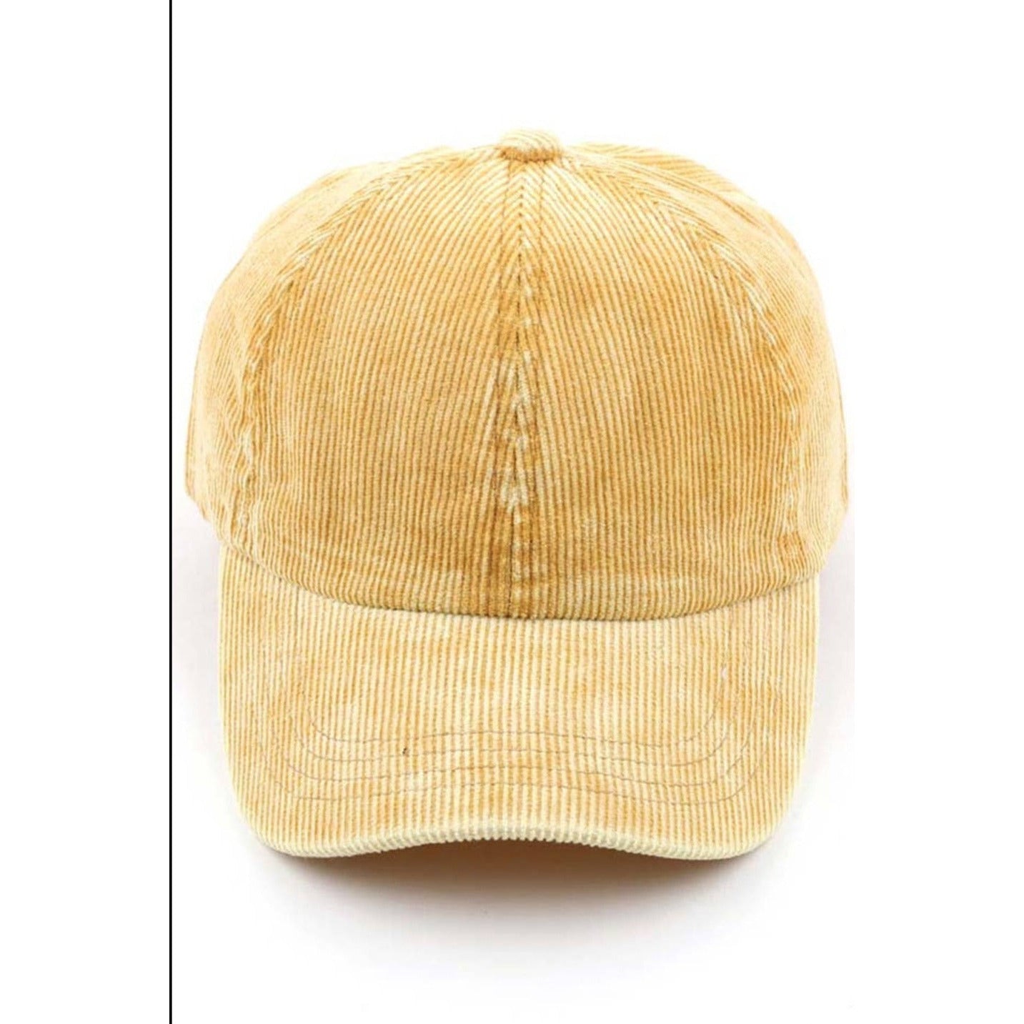 Stonewashed Corduroy Baseball Cap