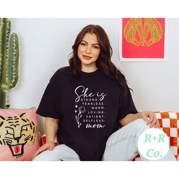 she is strong mother's day tshirt