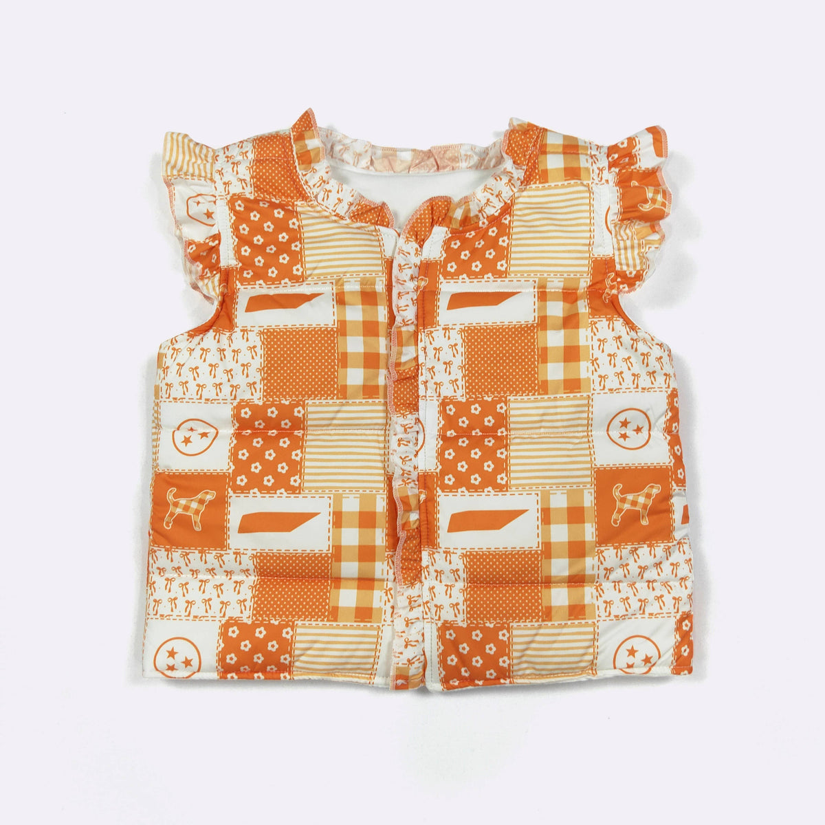 Patchwork TN Girls Vest