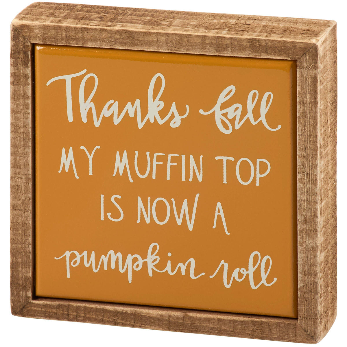 Thanks Fall Box Sign Mini