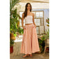 Striped Gaucho Pants