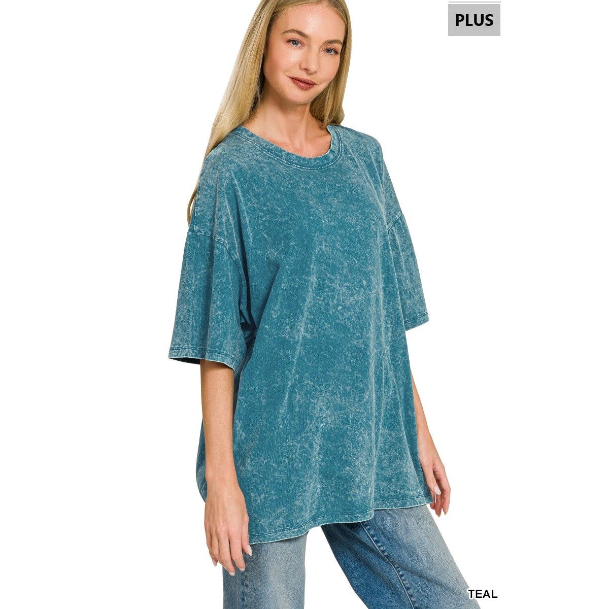 ACID WASH BOX TEE