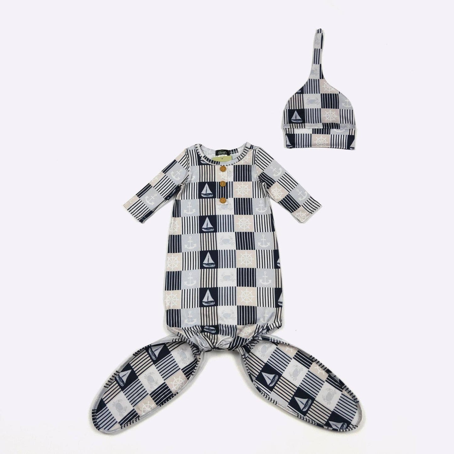 Lil Sailor Knotted Gown
