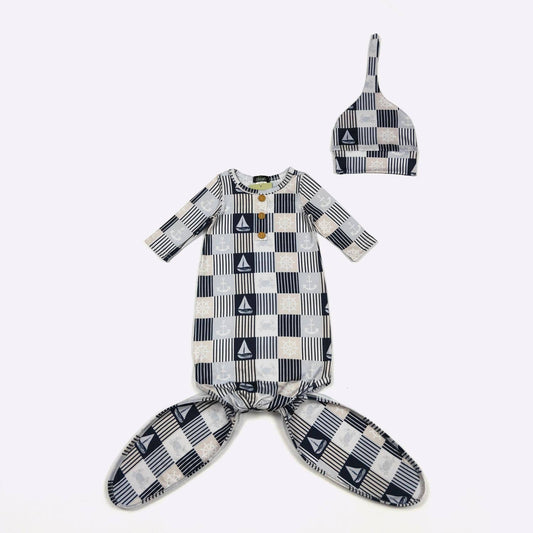 Lil Sailor Knotted Gown