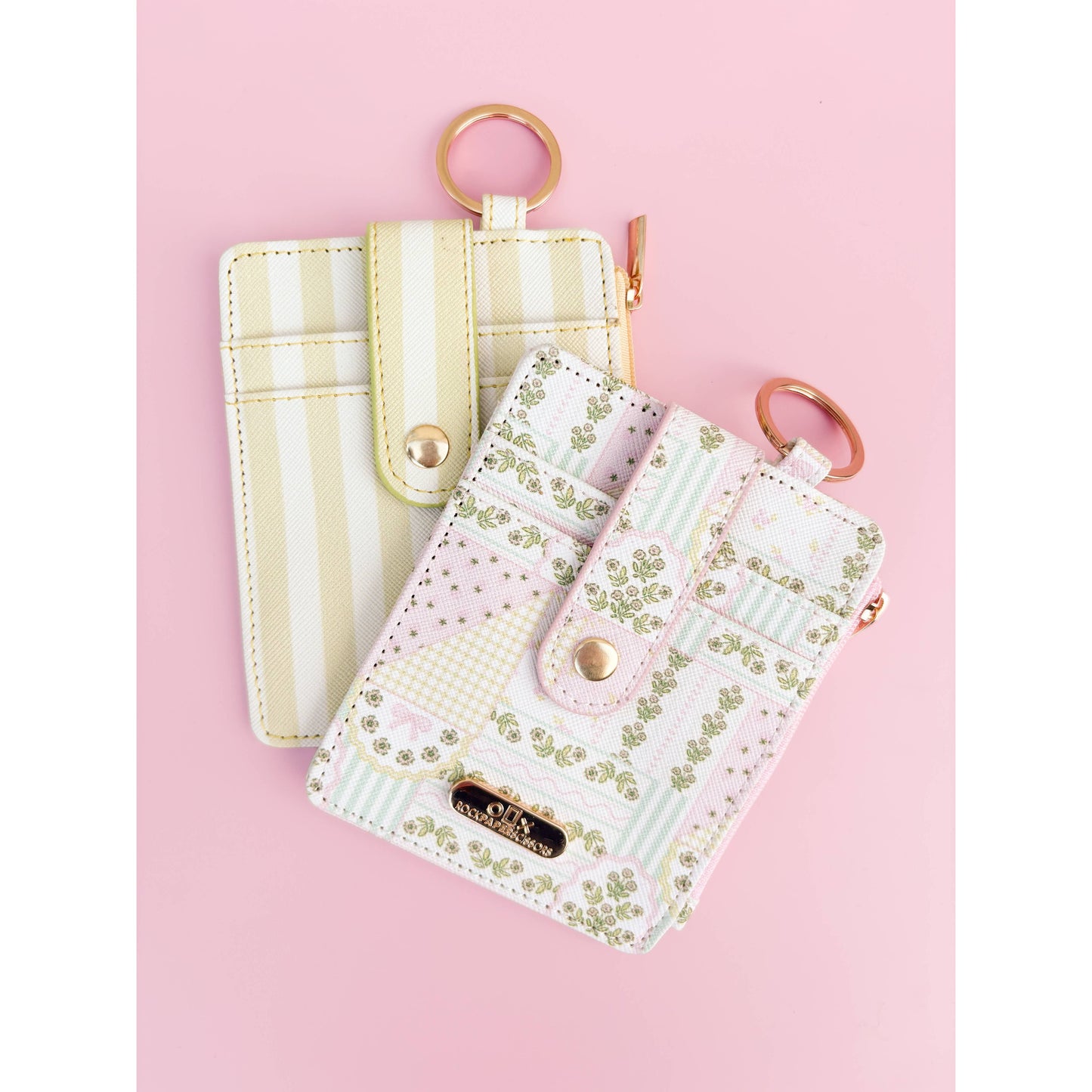 Patchwork Key-chain Wallet