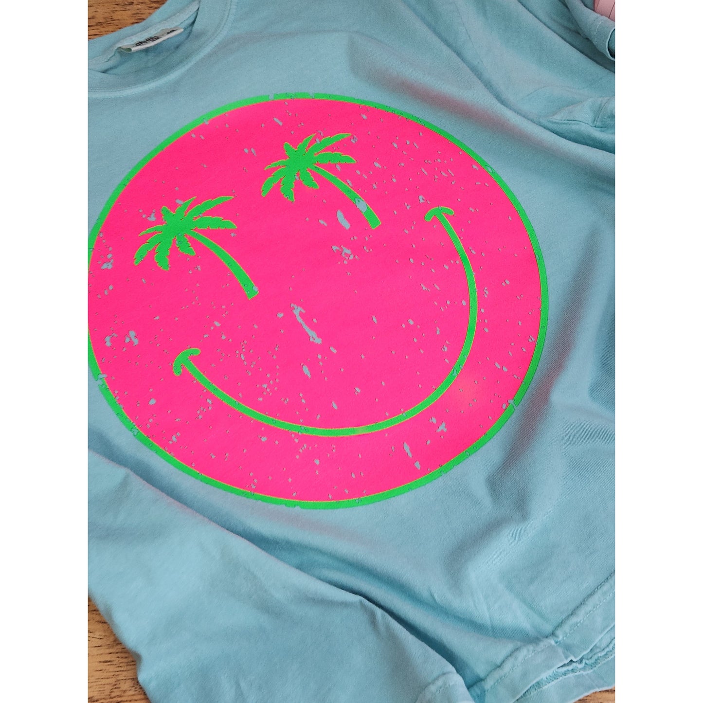 Happy Neon Palm Trees Tshirt