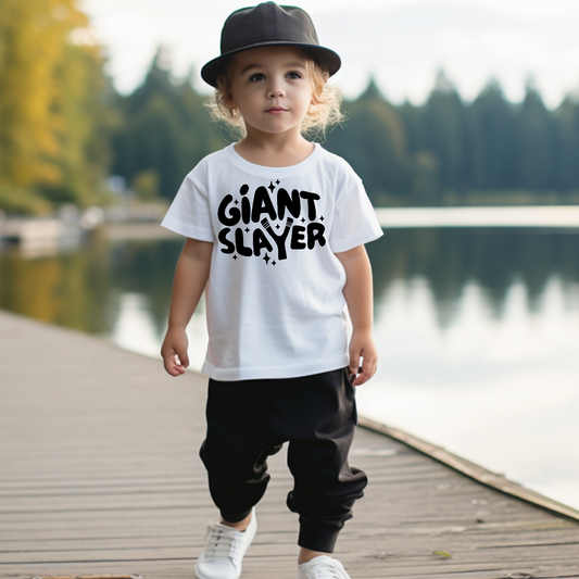 Giant slayer toddler faith tshirt