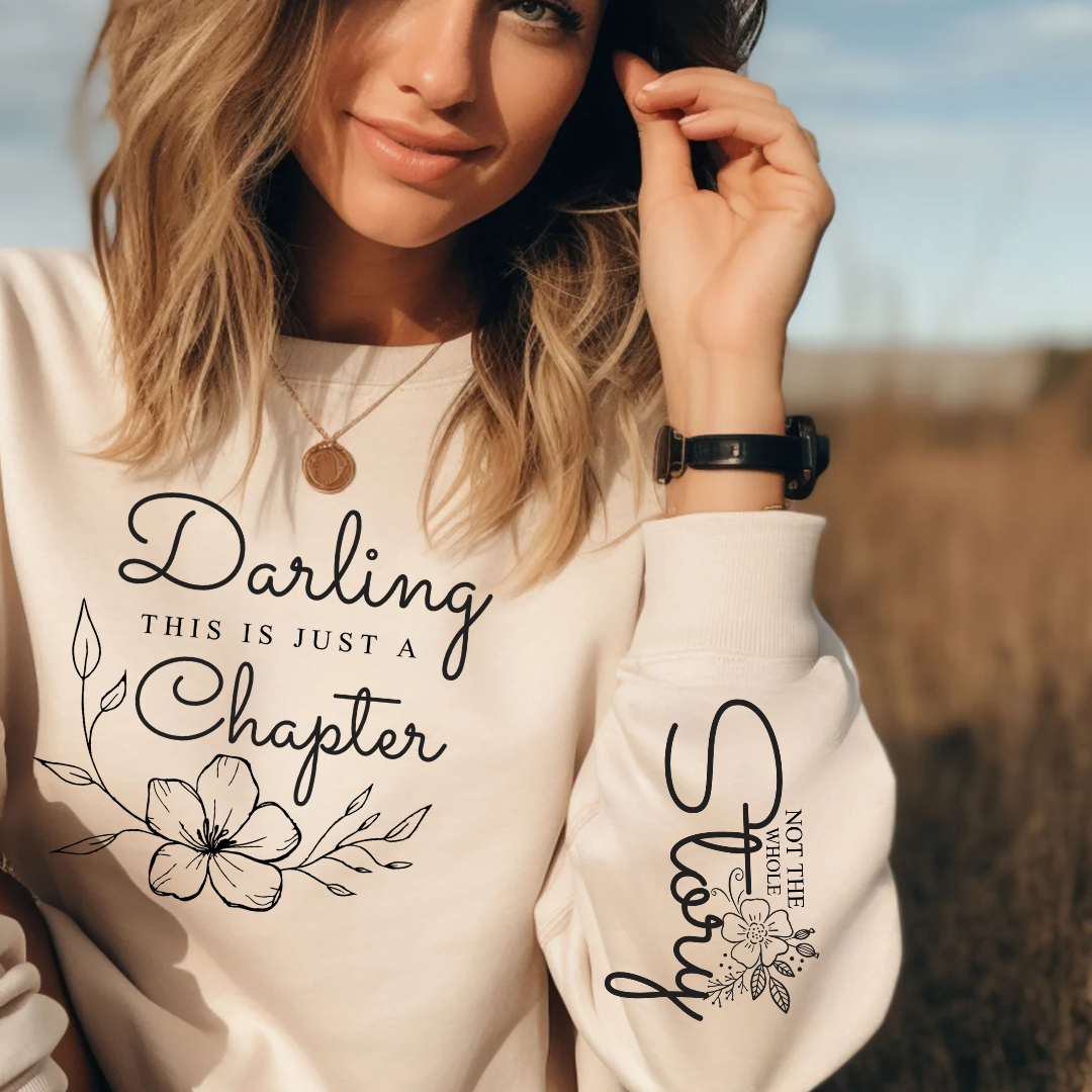 DARLING this is just a Chapter Floral Design Tshirt