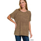 Plus Ribbed Top