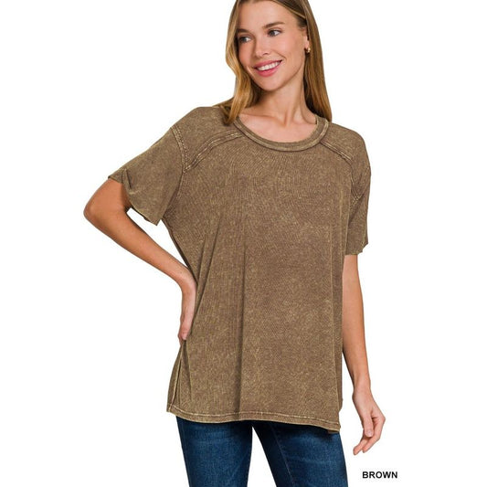 Plus Ribbed Top