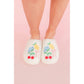 Fruit Cocktail Embroidery Slippers