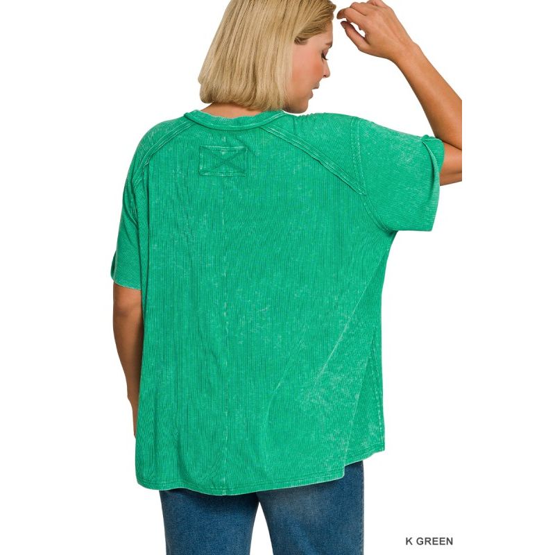 Plus Ribbed Top