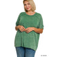 Plus Ribbed Top