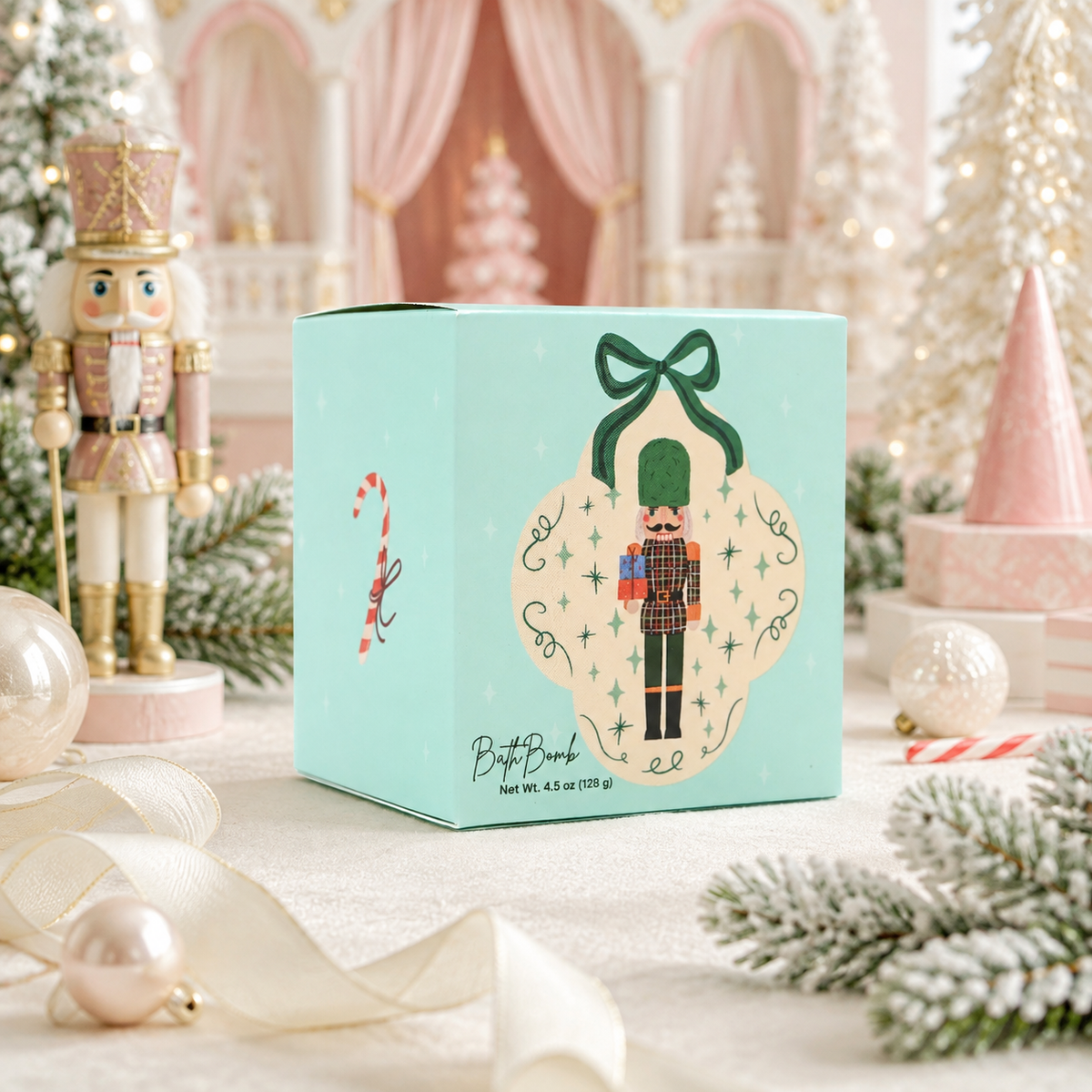 Christmas Nutcracker Bath Bomb - Stocking Stuffer