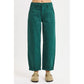 High Rise Ankle Cuffed Barrel Pants