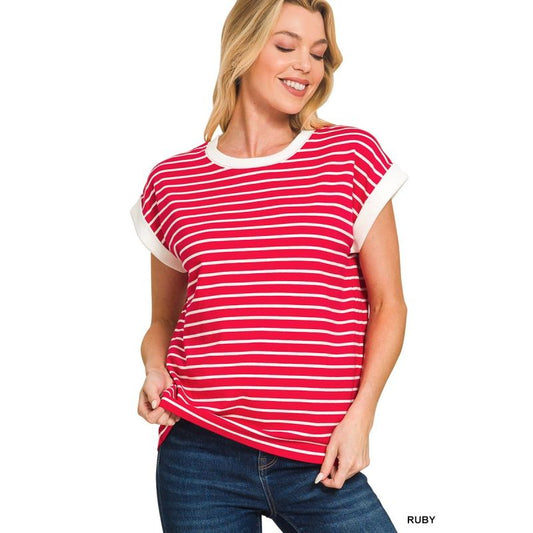 Red Stripe Tee
