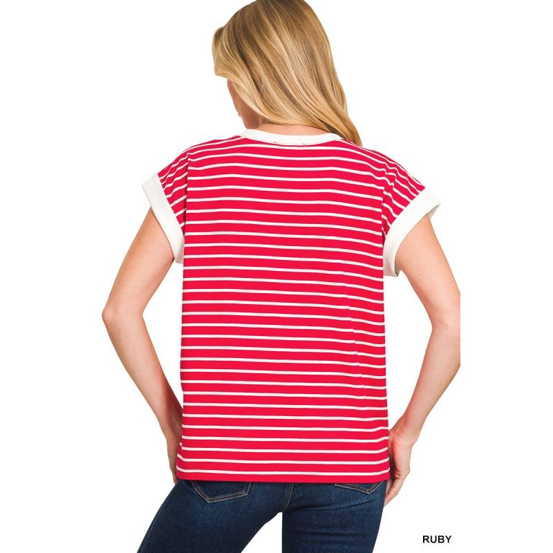 Red Stripe Tee