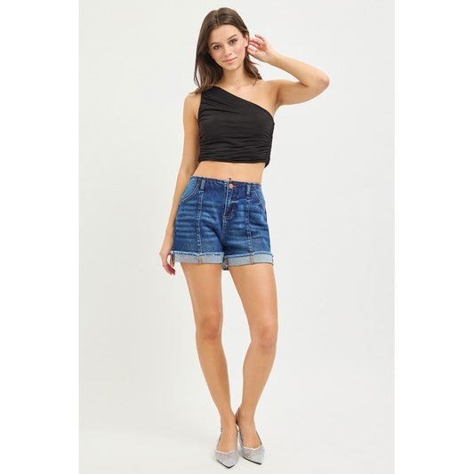 Slouchy Cuffed Shorts