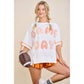 Game Day Patchwork Boxy Top
