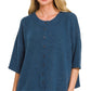 Wool Blend Half Sleeve Cardigan