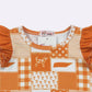 Patchwork TN Ruffle Short Baby Romper