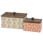 Fall Folk Floral Bin Set
