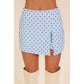 Blue Polka Dot Skort