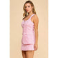 Round Neckline sleeveless Romper