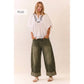 Plus Striped Barrel Carpenter Pants