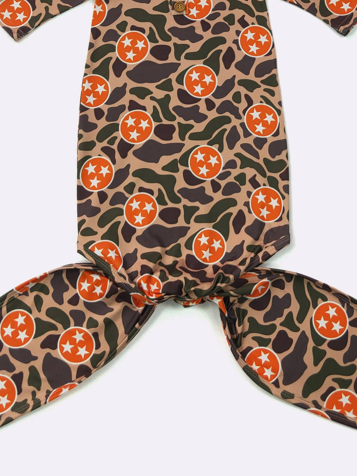 Tri Star Camo Knotted Gown