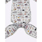 Alphabet Baby Knotted Gown