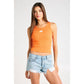 "TN" Heritage Patch Ribbed Tank Top