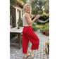 Polka Dot Scuba Barrel Pants